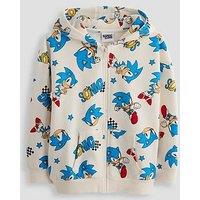 The Very Collection Sonic Zip Through Hoodie - Cream