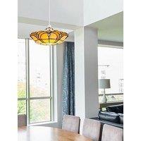 Valuelights Tiffany Jewel Uplighter Amber