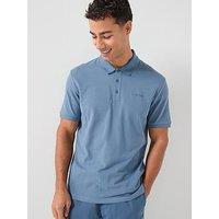 Hugo Donos222 Regular Fit Left Chest Logo Polo Shirt - Blue