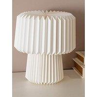 Valuelights Origami Paper Table Lamp With Braided Flex