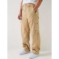 Hugo Fargo261 Zip Off Cargo Pants - Beige