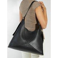 Dune London Dearest Suede Tote - Black