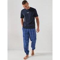 Boss Easy Long Set Pyjama Gift Set - Blue