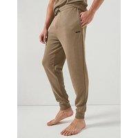 Boss Waffle Cuffed Loungewear Pants - Brown