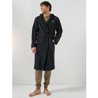 Boss Bodywear Corporate Trim Terry Robe - Black