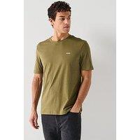 Hugo Dero Small Left Chest Logo T-Shirt - Green