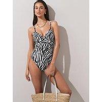 The Very Collection Shape Enhancing Twist Swimsuit - Print