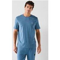 Hugo Dero Small Left Chest Logo T-Shirt - Blue