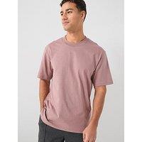 Hugo Dapolino Centre Logo Relaxed Fit T-Shirt - Pink