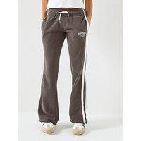 Superdry Athletic Stripe Flare Jogger - Grey