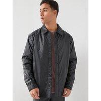 Hugo Evinuz Pertex Padded Coach Jacket - Black