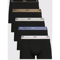 Boss 5 Pack Essential Waistband Trunks - Assorted