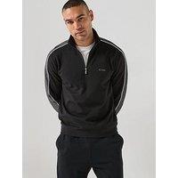 Boss Bodywear Tracksuit 1/4 Zip Top - Black