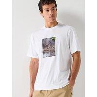 Hugo Doreston Outdoor Graphic T-Shirt - White