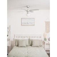 Valuelights Mirage Silver Grey / Black 42 Ceiling Fan With Opal Glass