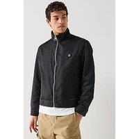 Hugo Bapono2611 Zip Through Harrington Jacket - Black