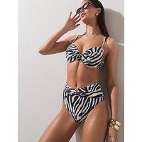The Very Collection Mix & Match Twist High Waisted Bikini Brief - Multi