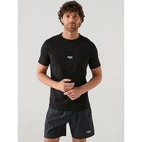 Boss Bodywear Rn Slim Fit Stripe T-Shirt - Black