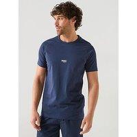 Boss Bodywear Rn Slim Fit Stripe T-Shirt - Navy