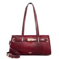 Dune London Depend Leather Shoulder Bag - Red