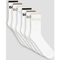 Boss 6 Pack Crew Sports Socks - Assorted
