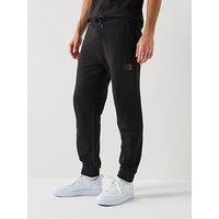 Hugo Danopan Gradient Badge Logo Joggers - Black