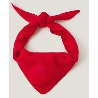 Monsoon Sarah Knit Triangle Scarf - Red