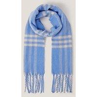 Monsoon Felix Brushed Check Scarf - Blue