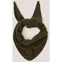 Monsoon Fae Knit Triangle Scarf - Green