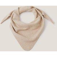 Monsoon Fae Knit Triangle Scarf - Neutral