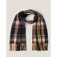 Monsoon Halle Check Scarf - Chocolate