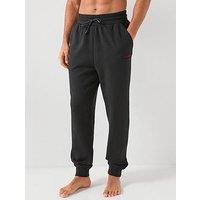Hugo Bodywear Atlas Small Logo Loungewear Pants - Black