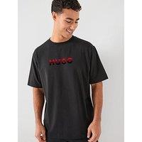 Hugo Bodywear Ray Gradient Logo Loungewear T-Shirt - Black