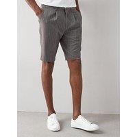The Very Collection Pinstripe Shorts - Grey