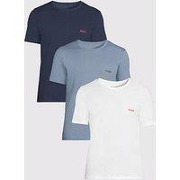 Hugo Bodywear Triplet 3 Pack Loungewear T-Shirts - Assorted