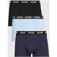 Hugo Bodywear Triplet 3 Pack Trunks - Blue