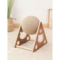 Living And Home Cat Scratching Ball Natural Sisal Scratcher Pet Toy