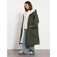 Pixiegirl Petite Borg Changing Robe - Green