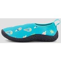 The Very Collection Boys Ice Cream Print Water Shoes - Green