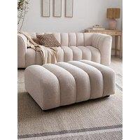 Michelle Keegan Home Mikah Fabric Footstool