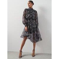 The Very Collection Asymmetric Hem Dress - Print