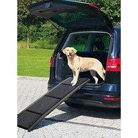 Living And Home Outdoor Foldable Metal Dog Ramp Non Slip Pet Ladder Pet Steps For Car 160X44Cm