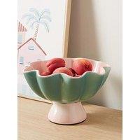 The Very Collection Palm Springs Ceramic Footed Bowl