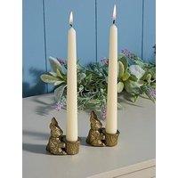 The Very Collection Set Of 2 Bunny Candle Holders