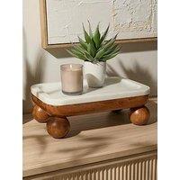 Michelle Keegan Home Marble & Wood Decor Tray