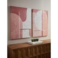 The Very Collection Set Of 2 Abstract Revive Canvas