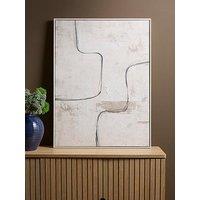 The Very Collection Distressed Abstract Lines Canvas