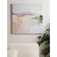 The Very Collection Blurred Pastel Abstract Canvas