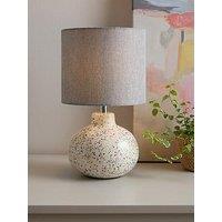 The Very Collection Reactive Speckle Table Lamp - Cream