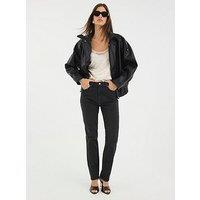 River Island High Rise Ankle Slim Taurus - Black